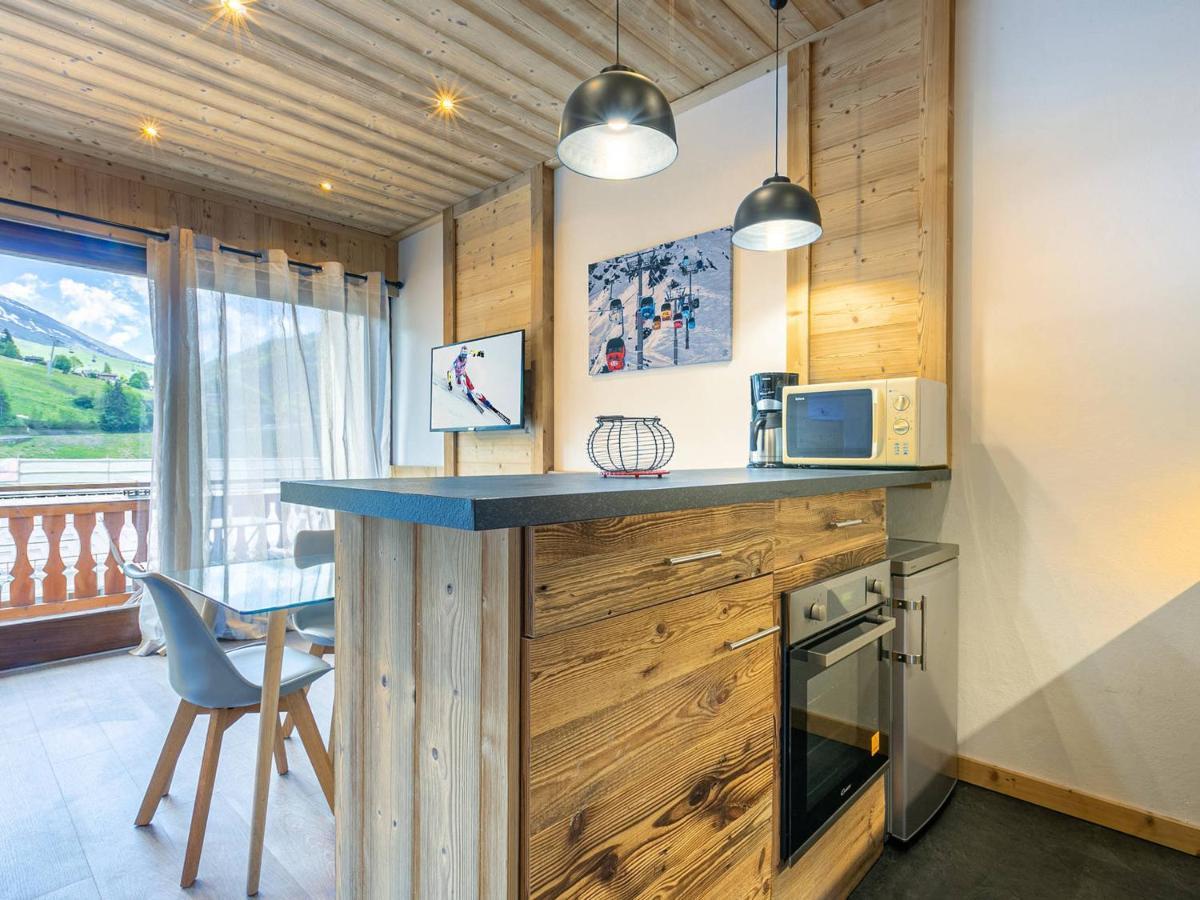 Grand Studio Cabine, Balcon, Parking, Centre La Clusaz - Fr-1-437-85 Exterior foto